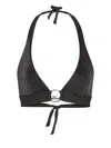 Karl Lagerfeld Logo-detailing Bikini In Black