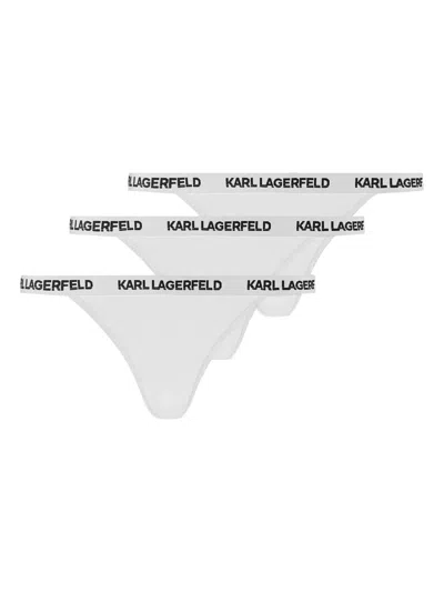 Karl Lagerfeld Logo-detailing Briefs In White
