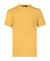 Karl Lagerfeld Logo Details Short-sleeved T-shirt In Yellow