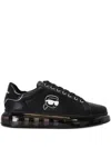 Karl Lagerfeld Logo-embellished Sneakers In Black