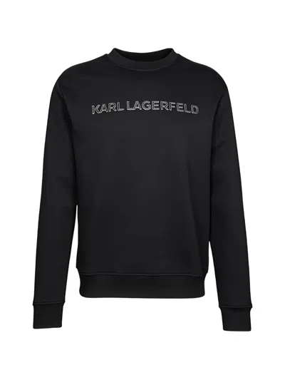 Karl Lagerfeld Logo-embellishment Sweatshirt In Black