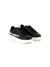 Karl Lagerfeld Logo-embossed Sneakers In 黑色