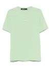 Karl Lagerfeld Logo-embossed T-shirt In Green