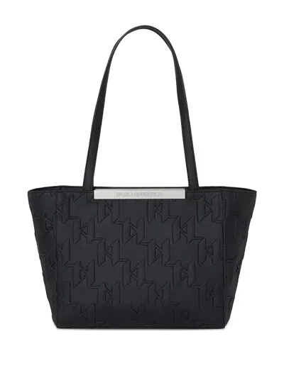 Karl Lagerfeld Logo-embossed Tote Bag