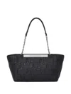 Karl Lagerfeld Logo-embossed Tote Bag In Black