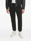 Karl Lagerfeld Logo-embossed Track Pants In Black