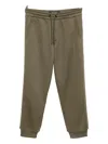 Karl Lagerfeld Logo-embossed Trousers In Green