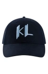 Karl Lagerfeld Logo Embroidered Baseball Hat