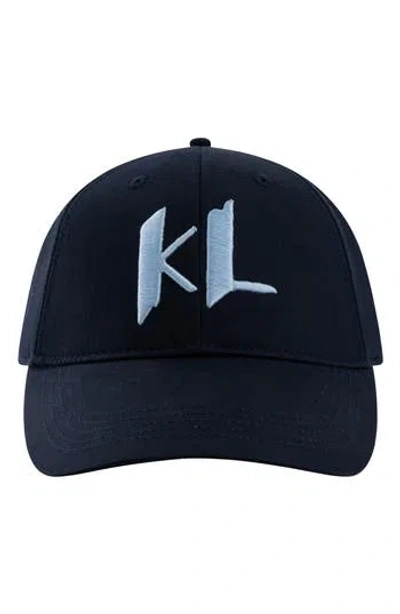 Karl Lagerfeld Logo Embroidered Baseball Hat