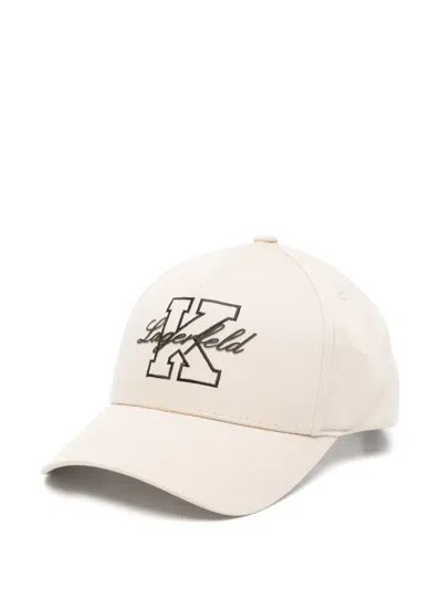 Karl Lagerfeld Logo-embroidered Cap
