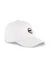 Karl Lagerfeld Logo-embroidered Cotton Cap In White