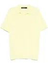 Karl Lagerfeld Logo-embroidered Polo Shirt In Yellow