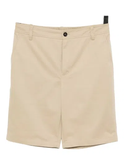 Karl Lagerfeld Logo-embroidered Shorts In Neutral