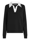 Karl Lagerfeld Logo-embroidered Sweater In Black