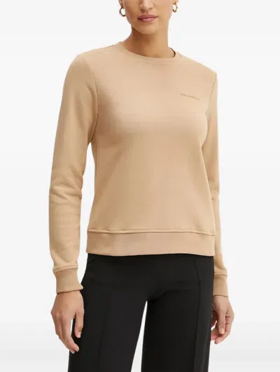 KARL LAGERFELD LOGO-EMBROIDERED SWEATSHIRT