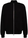 Karl Lagerfeld Sweatshirt Mit Logo-stickerei In Schwarz