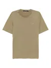 Karl Lagerfeld Logo-embroidered T-shirt In Green