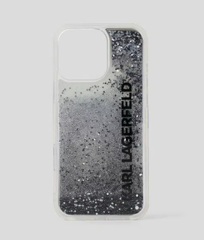 Karl Lagerfeld Logo Glitter Iphone 16 Pro Max Case