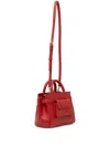 Karl Lagerfeld Logo Handbag In Red