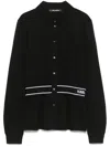 Karl Lagerfeld Logo Jersey Shirt In ブラック