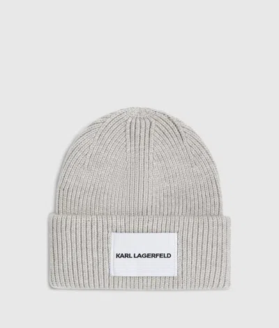 Karl Lagerfeld Logo Label Beanie