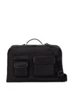Karl Lagerfeld Logo-lettering Duffle Bag In Black