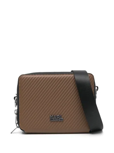 Karl Lagerfeld Logo-lettering Shoulder Bag