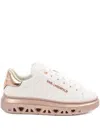 Karl Lagerfeld Logo-lettering Sneakers In 白色