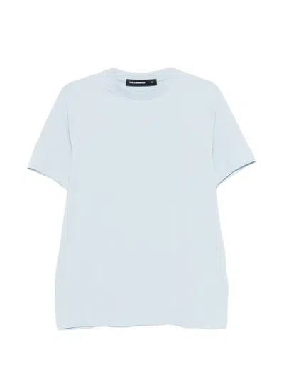 Karl Lagerfeld Logo-motif T-shirt In Blue