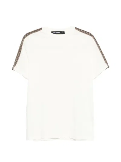 Karl Lagerfeld Logo-motif T-shirt In White
