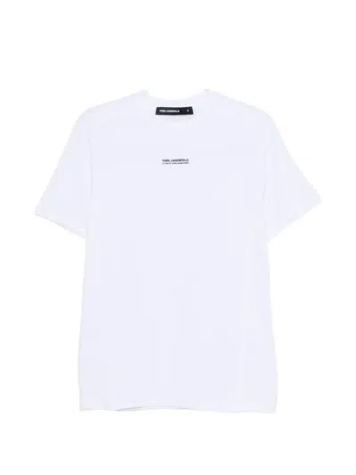 Karl Lagerfeld Logo-motif T-shirt In White