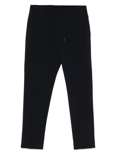 KARL LAGERFELD LOGO-PATCH CHINOS