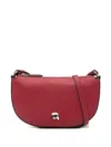 Karl Lagerfeld Logo-patch Cross Body Bag In Red