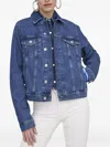 Karl Lagerfeld Regular-fit Denim Jacket In Blue
