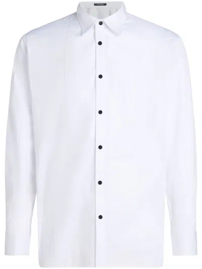 Karl Lagerfeld Logo-patch Shirt In White