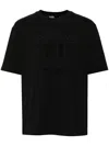 Karl Lagerfeld Logo-patch T-shirt In Black