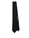 Karl Lagerfeld Logo-patch Tie In Black