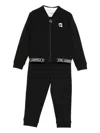 Karl Lagerfeld Logo-patch Tracksuit In Black