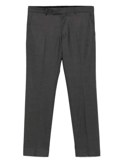 Karl Lagerfeld Logo-patch Trousers In Gray
