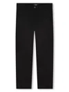Karl Lagerfeld Logo Patch Trousers In Black