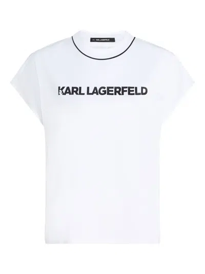 Karl Lagerfeld Logo Piping T-shirt