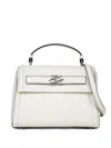 Karl Lagerfeld Logo-plaque Crossbody Bag In White