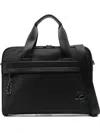 Karl Lagerfeld Logo-plaque Laptop Bag In Black
