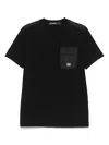 Karl Lagerfeld Logo-plaque T-shirt In Brown