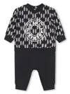 Karl Lagerfeld Logo-print Babygrow In Black