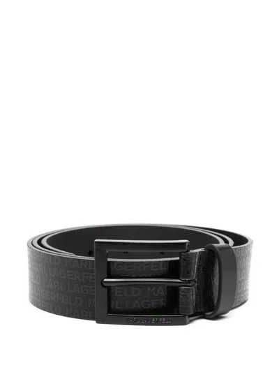 Karl Lagerfeld Logo-print Belt
