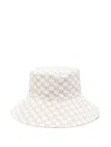 Karl Lagerfeld Logo-print Bucket Hat In White