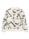 Karl Lagerfeld Logo-print Fleece Sweatshirt In White