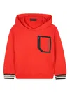 Karl Lagerfeld Logo-print Hoodie In Red