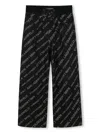 Karl Lagerfeld Logo-print Jeans In Black